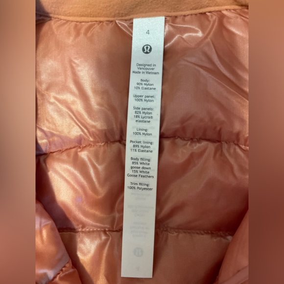 Lululemon Down For It All Vest - Picture 3 of 3